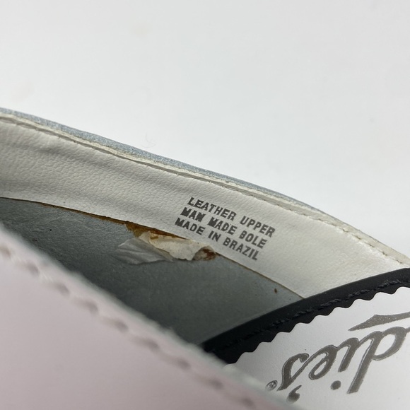 Y2K Candies White Leather Wedge SIZE 6 1/2 New in Box! - Picture 6 of 8